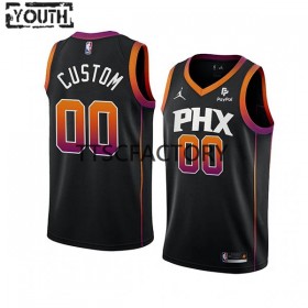 Dres Phoenix Suns Prilagođeni Jordan 2022-23 Statement Edition Crno Swingman - Dječji